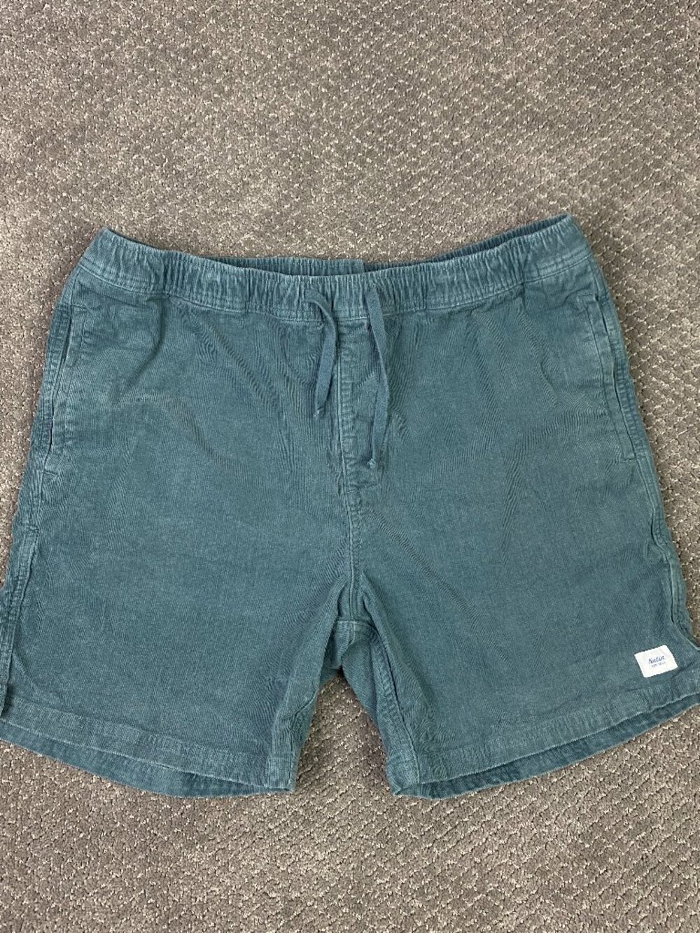 Katin Corduroy Shorts Mens XL Blue Cord Local Surf Skater Beach